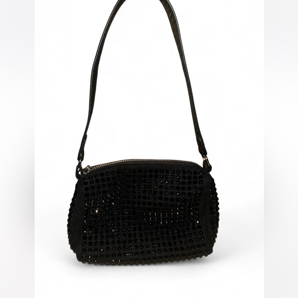 Mini Bag with black diamonds.